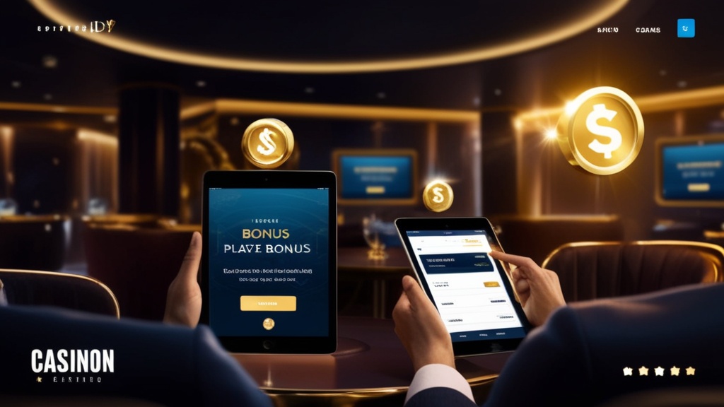 Treuebonus für Bestandskunden in einer dunklen Casino-Lounge